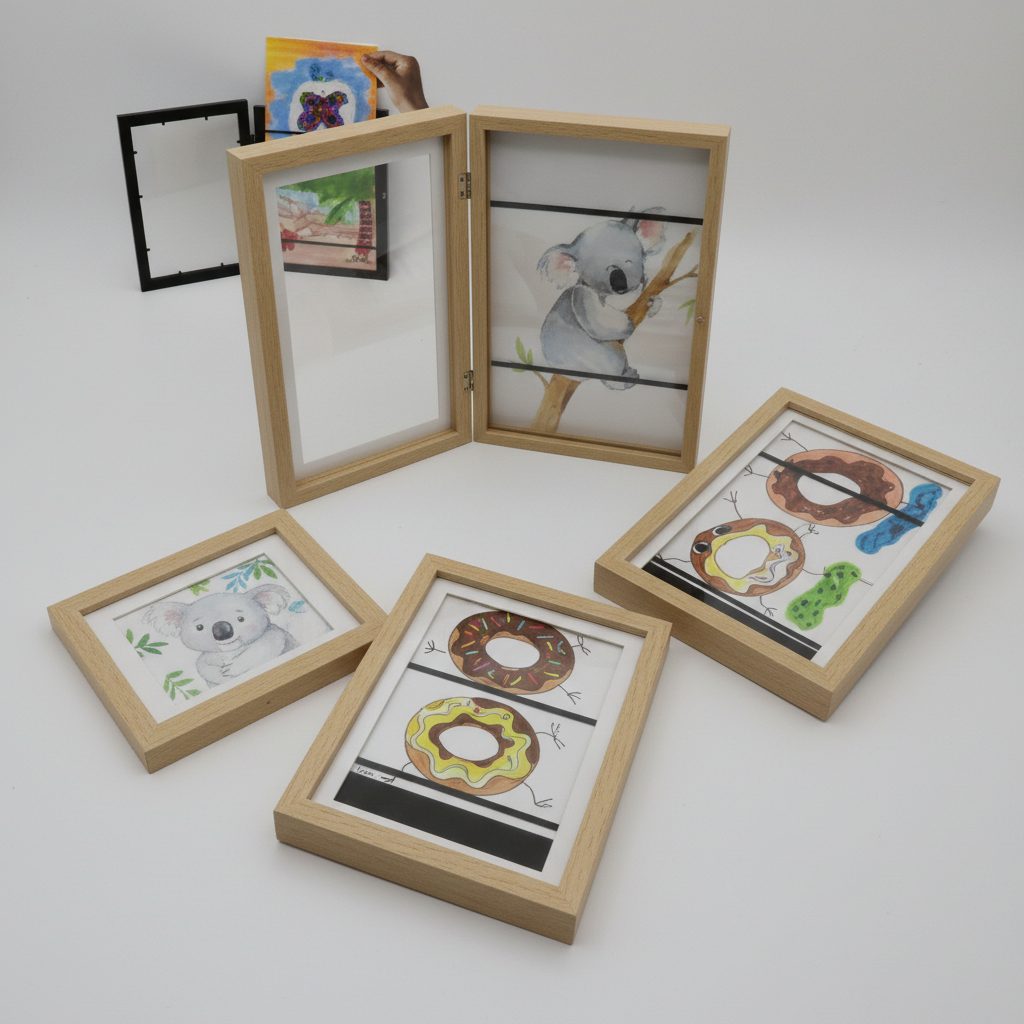 Holzrahmen mit Quick-Swap